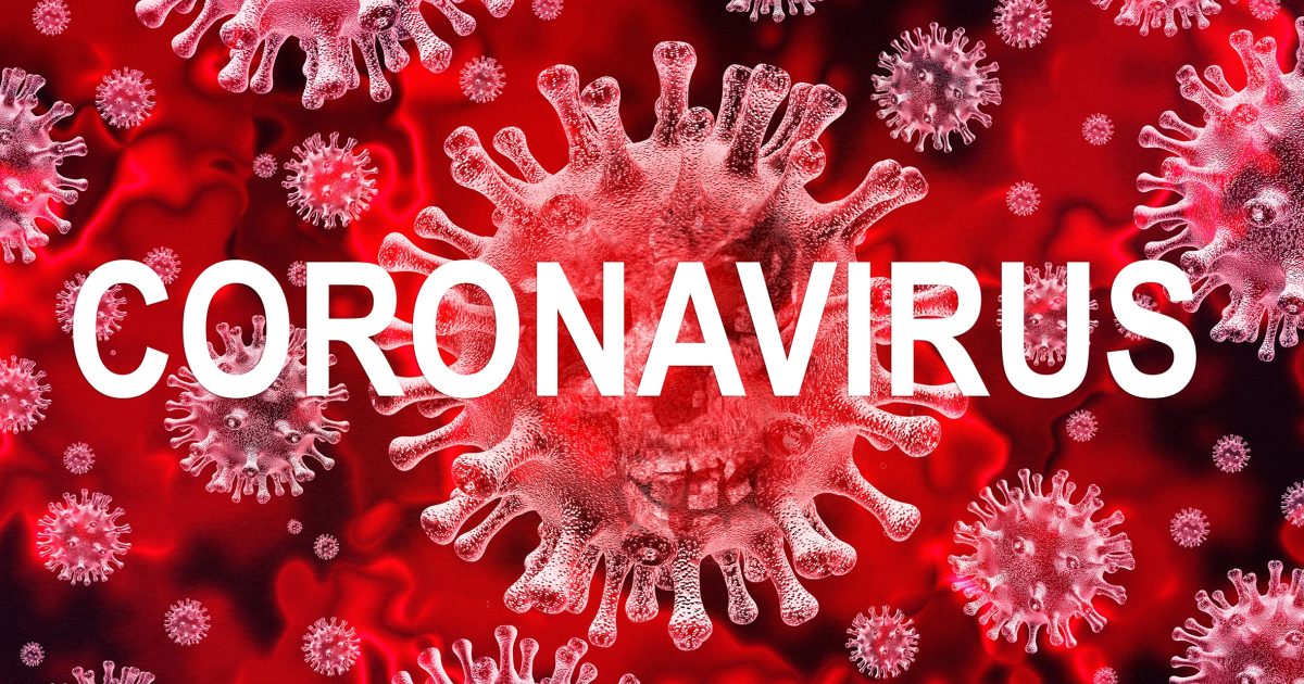 Coronavirus image of virus cell
