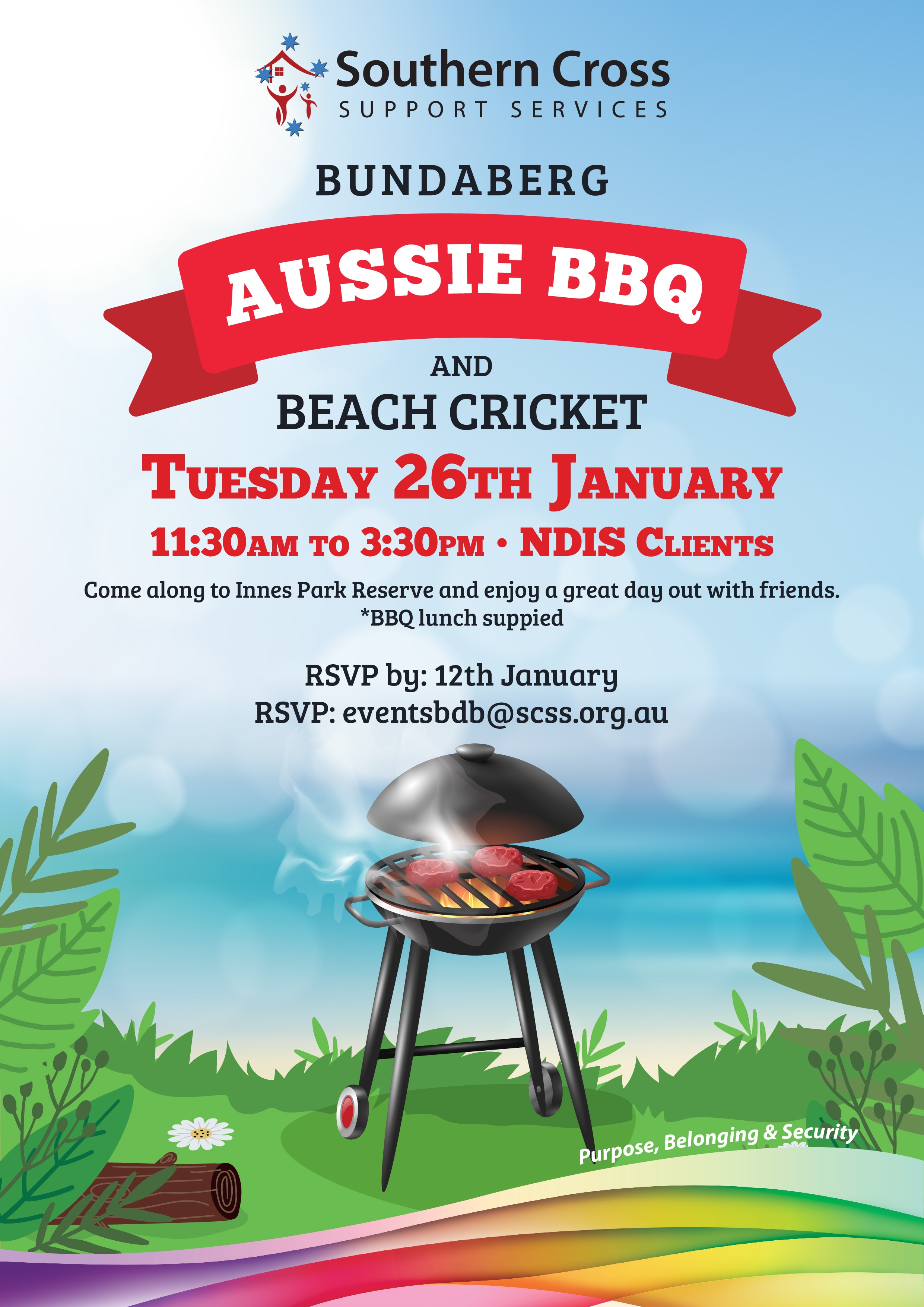 Crib Club - Australia Day BBQ & Beach Cricket Bundaberg 26-01-2021