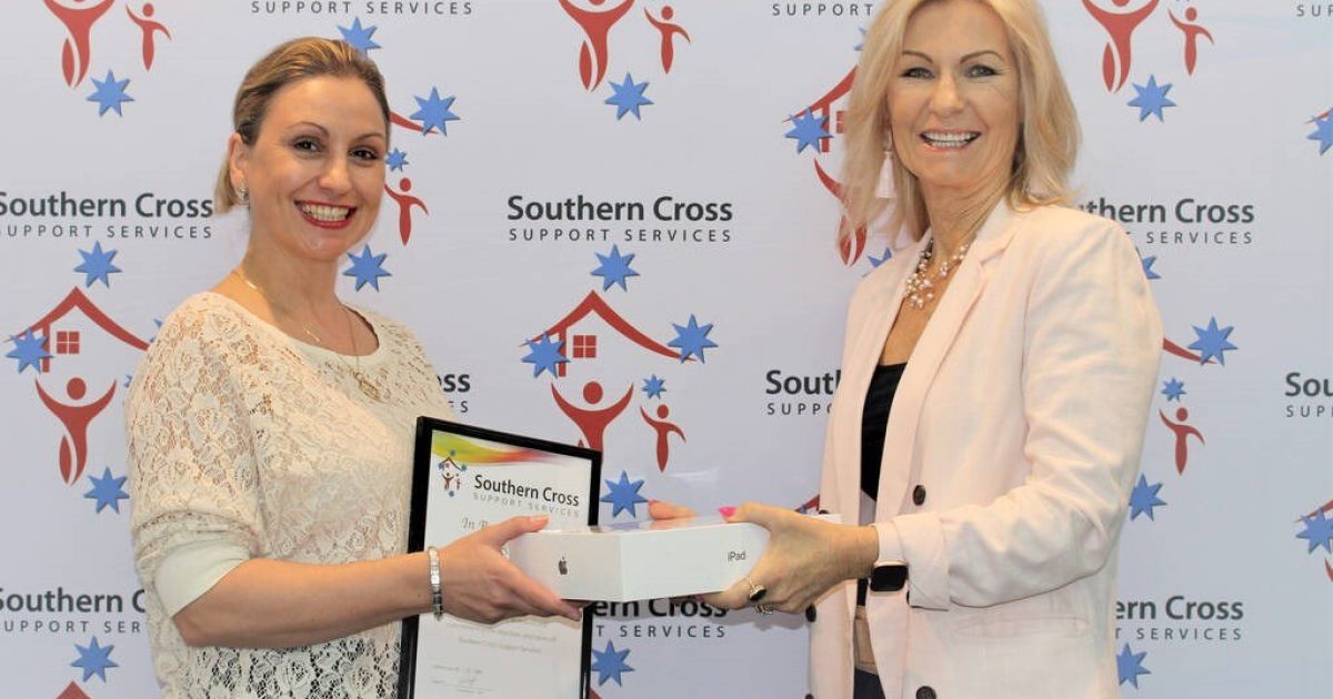 Miranda Farrar and Cheryl Barrett 5 year award